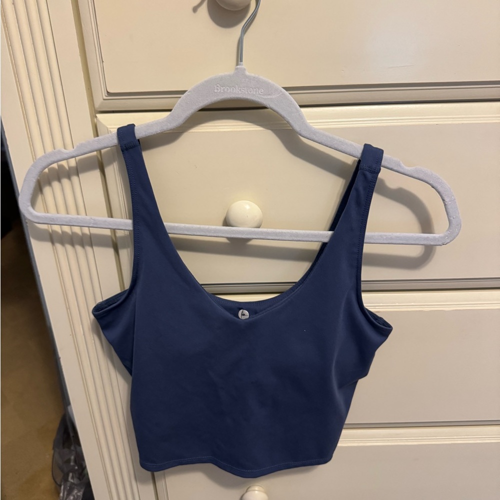 90 Degree By Reflex Navy Crop Top